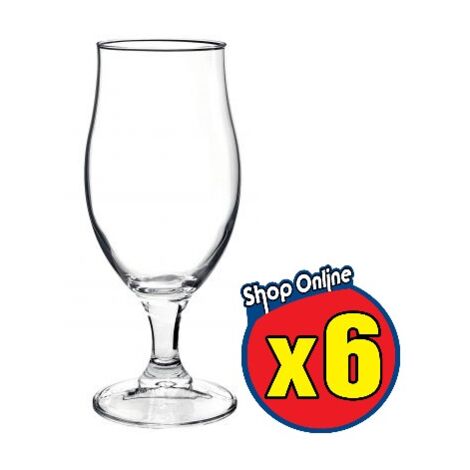 6 PZ BORMIOLI EXECUTIVE CALICI DA BIRRA DA 520 ML H 22 CM (1/4)