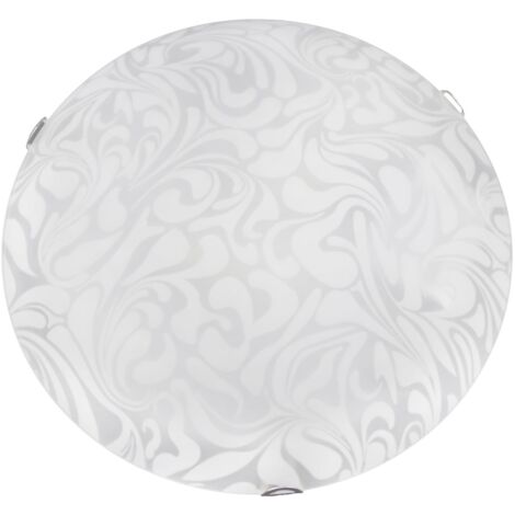 PLAFONIERA DANIEL 40 2XE27 LASTRA BIANCO SABBIATO 5 PZ