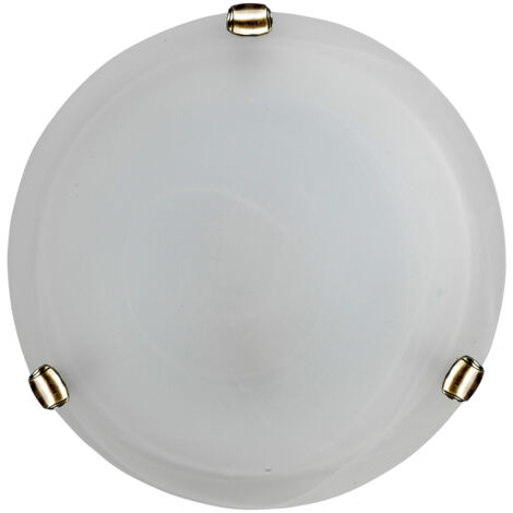 DUNA LAMPADA PLAFONIERA DA SOFFITTO E27 1 LUCE 30CM BIANCA