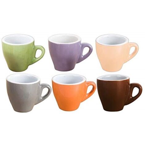 Tazzine Da Caffè Innova - 6 Pezzi In Ceramica Conica, Riutilizzabili, Per Bevande Calde E Fredde - Foto 11