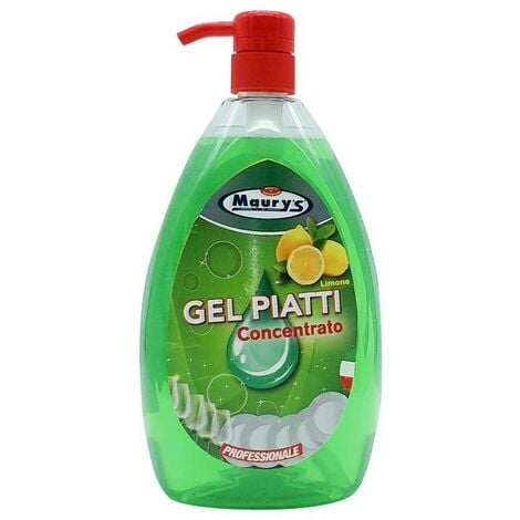 MAURY'S GEL PIATTI PULIZIA TOTALE CONCENTRATO LIMONE1 LT