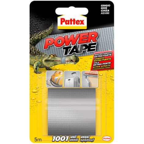 Henkel Nastro Power Tape Grigio Mm 50X05Mt