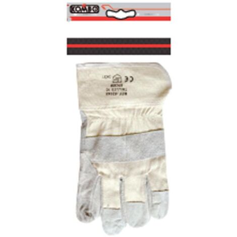 Guanti da Giardino in Cotone e Pelle Taglia 10 Protezione 1 Paia 150 gr