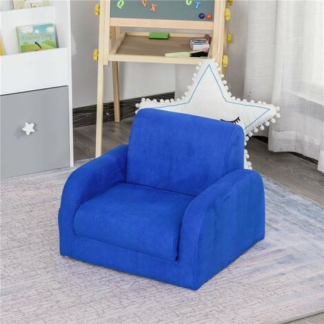 Il numero 1 del risparmio-POLTRONCINA LETTO 2 IN 1 PER CAMERETTA BAMBINI BLU