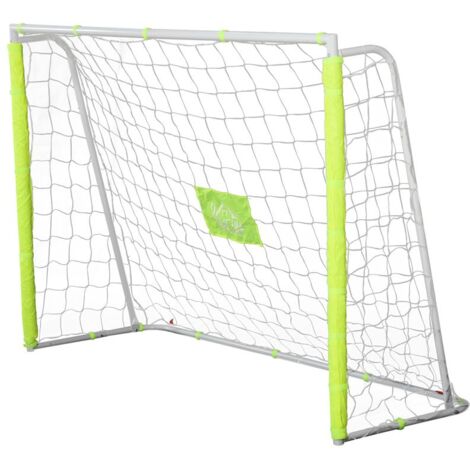 PORTA DA CALCIO RETE CON BERSAGLIO CENTRALE E PALI IN TESSUTO 186X62X123 CM