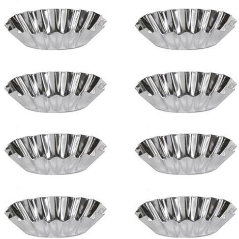 MAURY'S FORMINE OVALI PER DOLCI IN SET DA 8 PEZZI DA 10 CM
