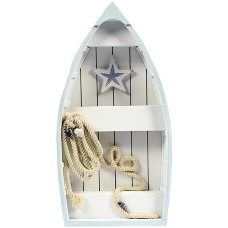 MAURY'S LINEA MARINA BARCA DA ARREDO 34 X 16 X H7 CM (1/2)