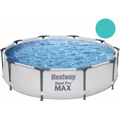 BESTWAY PISCINA FUORI TERRA AUTOPORTANTE CON STRUTTURA RIGIDA TONDA 305 X 76 CM