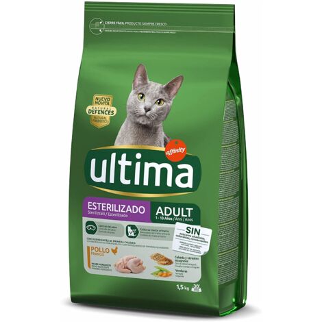 ULTIMA CAT CROCCANTINI PER GATTI ADULTI STERILIZZATI DA 1.5KG AL POLLO