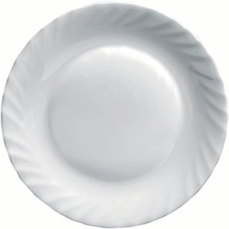 PRIMA PIATTO DA FRUTTA IN VETRO TEMPERATO BIANCO DA 20 CM (1/5)