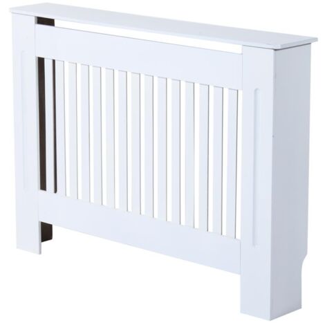 COPRITERMOSIFONE IN LEGNO MDF BIANCO. 112X19X81CM