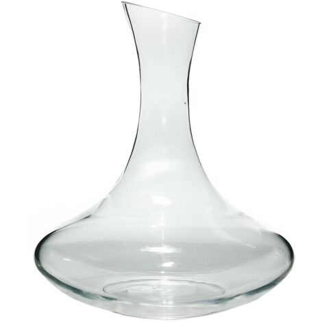 DECANTER IN VETRO TRASPARENTE PER VINO CON CAPIENZA 1.8 LITRI