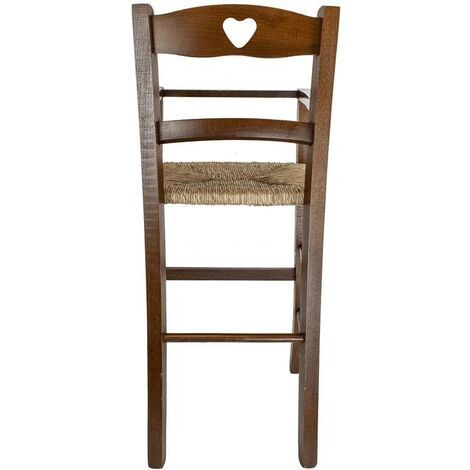 Sgabello Alto Per Bambini Seggiolone Con Seduta In Paglia Baby Offerta