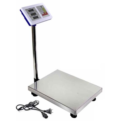 BILANCIA INDUSTRIALE PROFESSIONALE CON COLONNA PORTATA MASSIMA 300 KG