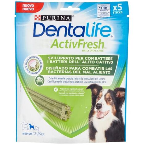 PURINA DENTALIFE 115GR ACTIVE FRESH PER CANI DI TAGLIA MEDIA (1/3)