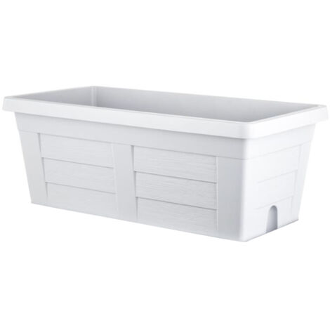 BAMA FIORIERA TIPO LEGNO 80 X 40 X H34 CM COLORE GHIACCIO