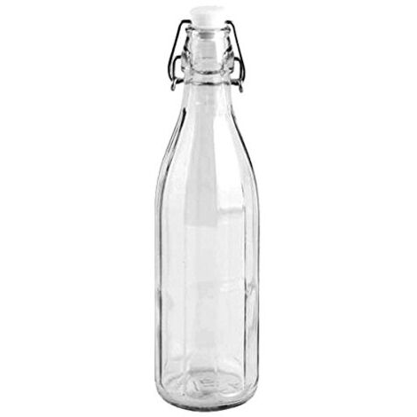 6 MILLY BOTTIGLIE 500 ML IN VETRO CON TAPPO A CHIUSURA ERMETICA CERVE VINTAGE (1/2)
