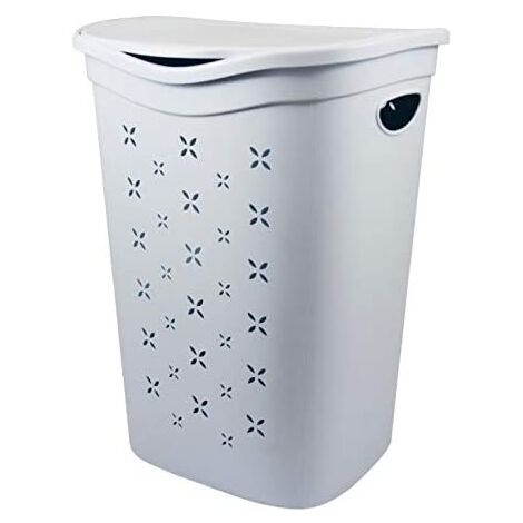 Portabiancheria Belli e Forti colore bianco 55 lt