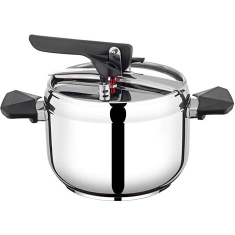 MAURY'S PENTOLA A PRESSIONE PREMIUM IN ACCIAIO INOX 18/10 DA 22 CM