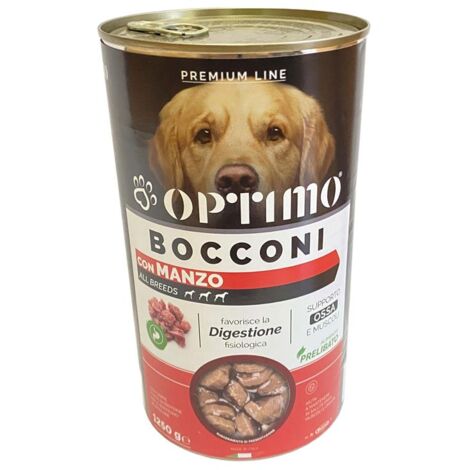 OPTIMO BOCCONCINI PER CANE AL GUSTO MANZO DA 1250 GR (1/2)
