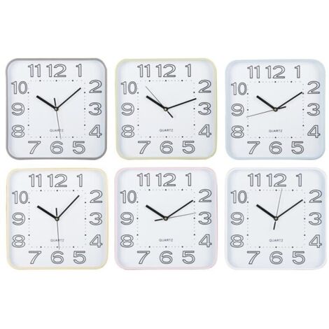 MAURY'S OROLOGIO EASY QUADRATO DA 30 CM IN COLORE ASSORTITO