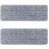 2 Panni Di Ricambio In Microfibra Per Mop Pavimenti 36x14 Cm - Panni Lavabili E Riutilizzabili, Alta Assorbenza Per Pavimenti In Legno E Piastrelle