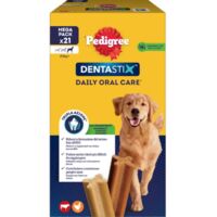 PEDIGREE DENTASTIX PER CANI BIG PACK 21 PZ TRIPLA AZIONE PER CANI LARGE DAI 25 KG IN SU PULIZIA E GENGIVE SANE