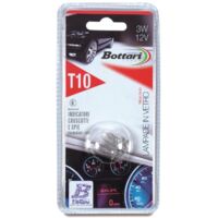 LAMPADA PER INDICATORE DIREZIONE O CRUSCOTTO 12V 3 W T10 VETRO
