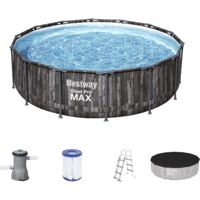 BESTWAY PISCINA FUORI TERRA STEEL PRO MAX TONDA Ø 427 X 107 CM