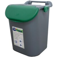 Il Numero 1 Del Risparmio-MAURY'S SET 4 PATTUMIERE CON MANIGLIONE PER Raccolta Capienza 30 Lt 38x34xh42cm
