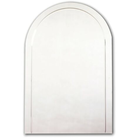 Arch Mirror with Crystal Cut Design 400mm x 600mm