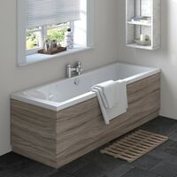 Nuie Driftwood 750mm Bath End Panel & Plinth