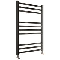 Cosy 500mm x 800mm Anthracite Flat Heated Towel Rail