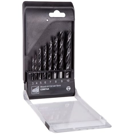 Brocas Madera Set 07 Piezas 3,4,5,6,7,8,10mm, Bosch 2607017034