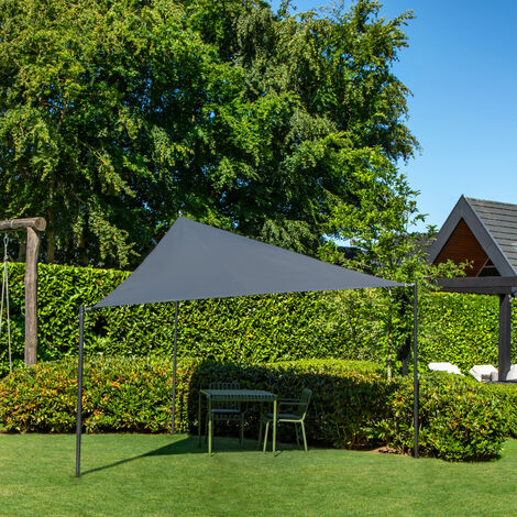 Toldo / vela triangular 360 x 360 x 360 cm - color blanco