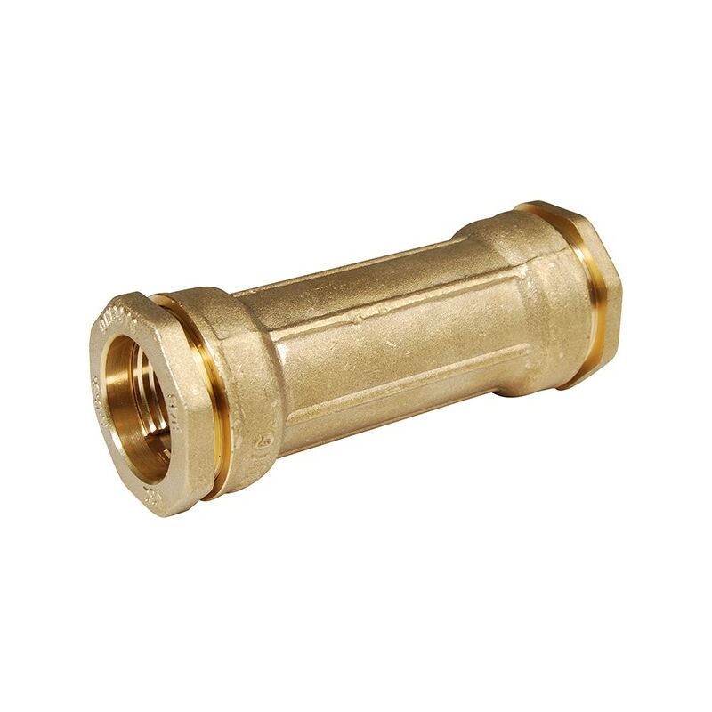 Tube De Réparation/Rallonge En Laiton 3/4" (19 Mm) - Pour Réparer Ou Prolonger Un Tuyau D'Arrosage Sans Remplacer - 12