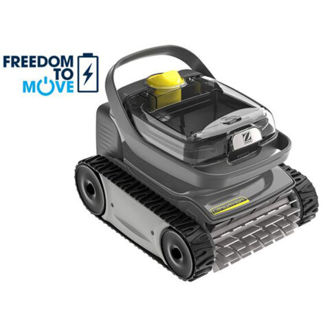 Zodiac – Robot piscine sans fil – Autonome jusqu'à 8 x 4 m – Batterie lithium-ion 21,6 V – Nettoyage des fonds et parois – 2 heures de cycle