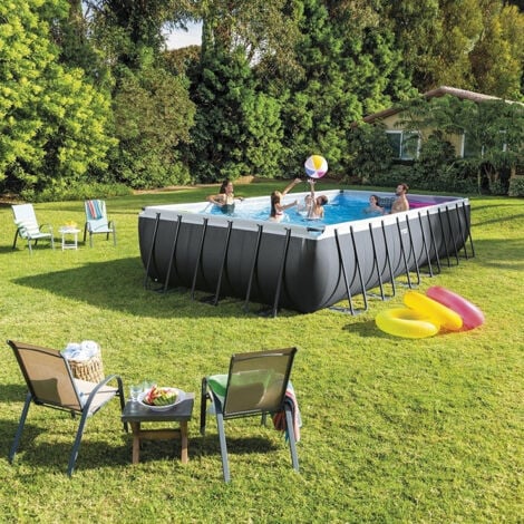 Piscine tubulaire rectangulaire Intex Ultra XTR 7,32 x 3,66 x 1,32 m