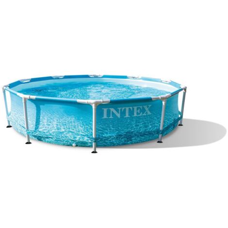 Piscinette Metal Frame - Ronde - Ø 3,05 m x 0,76 m - Océan de Intex
