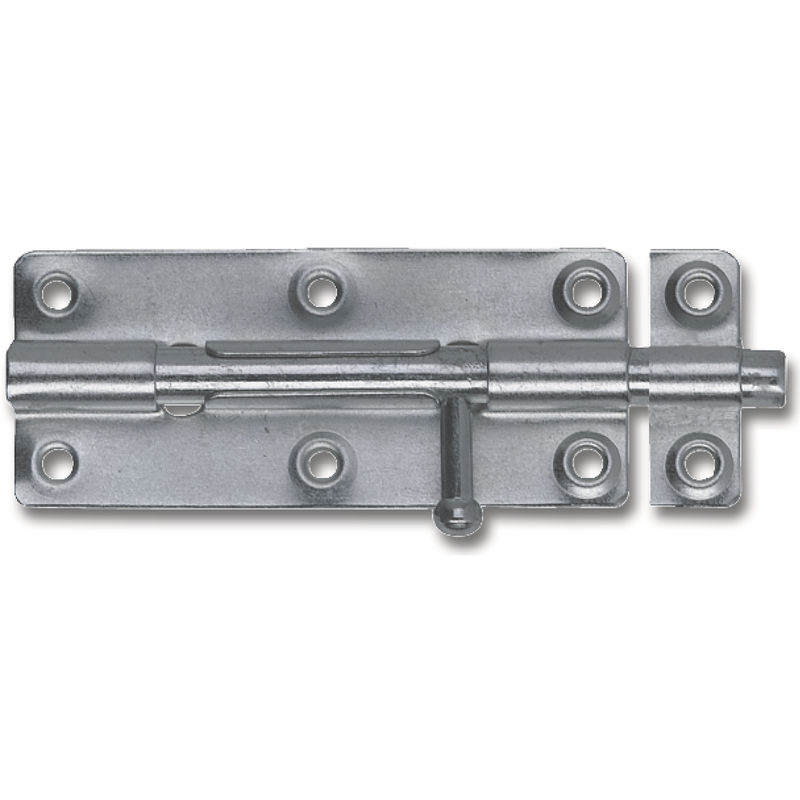 IBFM Standard Bolzenriegel Grendelriegel Länge 80 mm, Türriegel Stahl  verzinkt