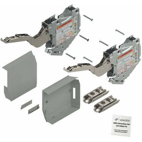 Blum Aventos HKS Kraftspeicher 400-1000 hellgrau Klappenbeschlag m.Montageplatte
