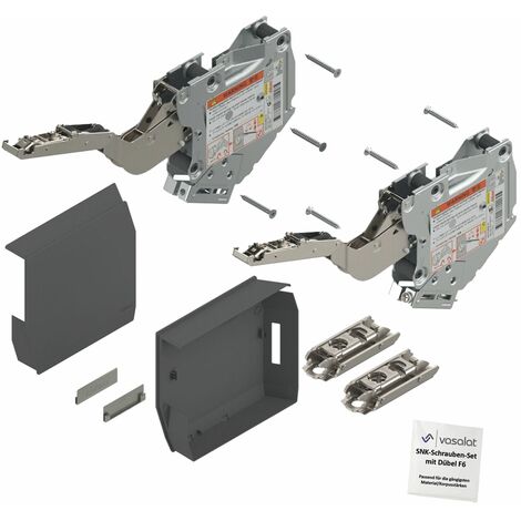 Blum Aventos HK-S Kraftspeicher 220-500 tiefgrau Klappbeschlag m. Montageplatte