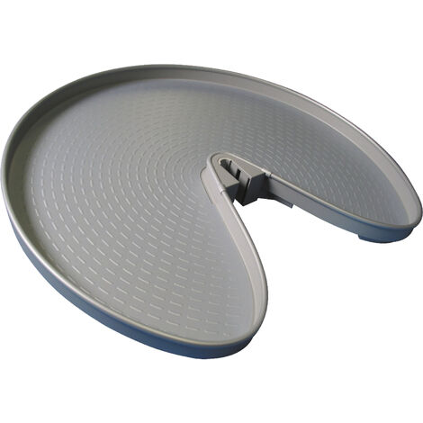 Ninka Schwenkboden 3/4-Kreis - für Küchen Eckschrank ProArc KB 800mm, quarzgrau