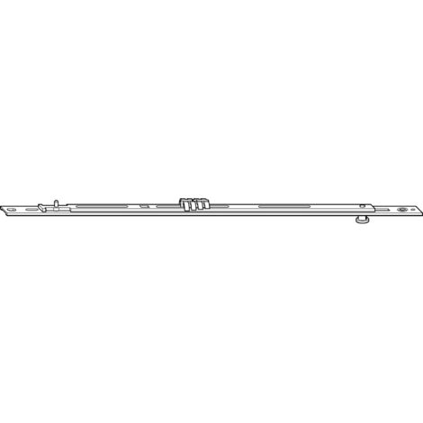 ROTO NT/NX Mittelverschluss mehrteilig 1P L=400 mm silber