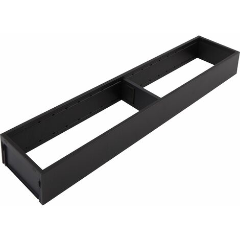 BLUM AMBIA-LINE Schubkastenrahmen schmal 100mm, NL550mm, Stahl carbonschwarz matt