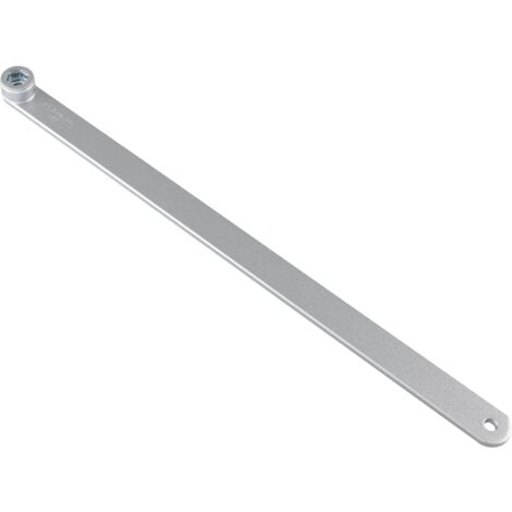 Geze Hebel passend zur R-BG Gleitschiene mit Rauchschalterzentrale, silber
