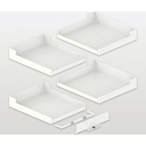 Peka Einhängetablar Set Liro 600 Liro Magic Corner Comfort - Boden Apothekerschrank, Stahlblech pulverbeschichtet weiß 6-tlg.