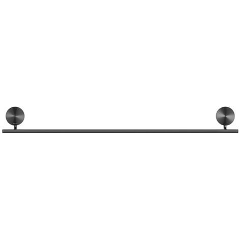 Geesa Handtuchhaken Wand Opal 600mm zum Bohren, schwarz gebürstet (1/5)