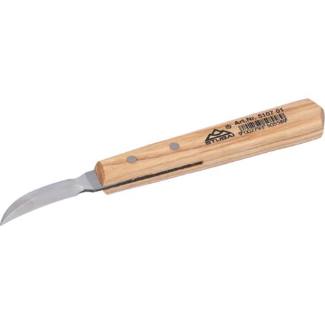 Stubai Kerschnitzmesser zweischneidig, Klingenlänge 50 mm Schnitzmesser Stahl
