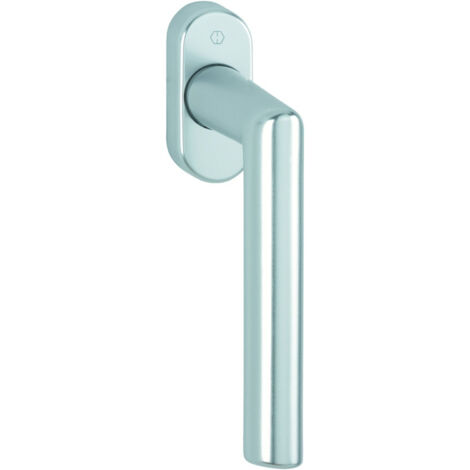 HOPPE Fenstergriff AMSTERDAM - verdeckt geschraubt, VK 7 x 37 mm, Aluminium silber eloxiert